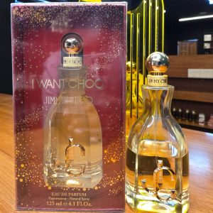 Jimmy Choo I Want Choo Eau de Parfum for women gold glitter bottle available in Kenya