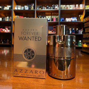 Azzaro Forever Wanted Elixir Eau de Parfum bottle – bold amber woody fragrance for men.